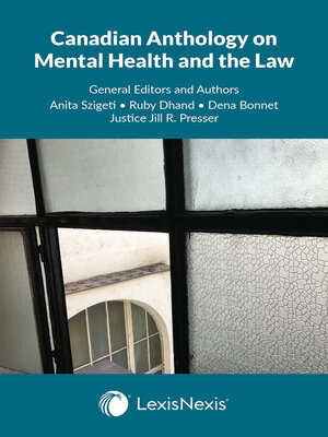 cover image of Canadian Anthology on Mental Health and the Law